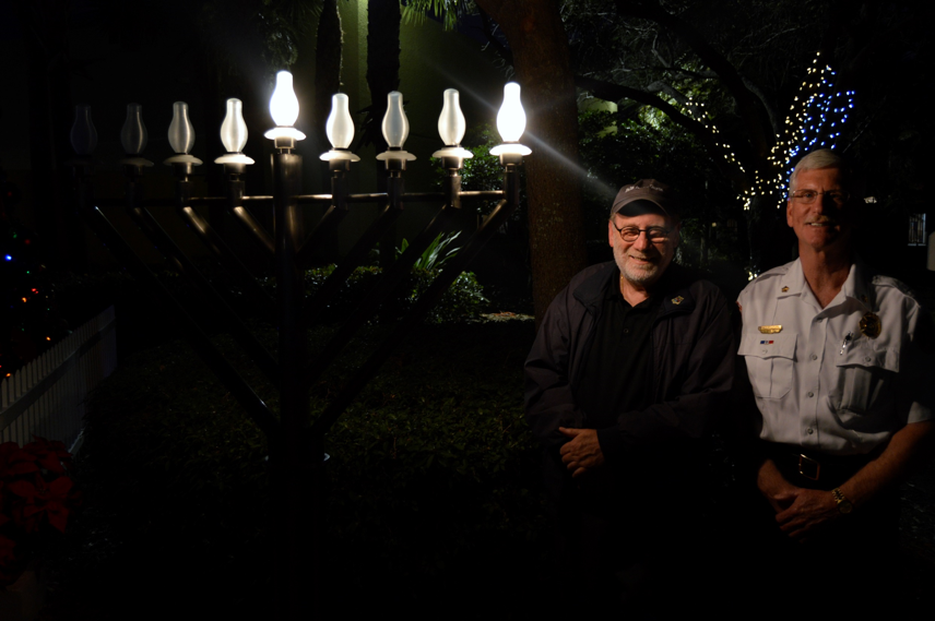 menorah lighting